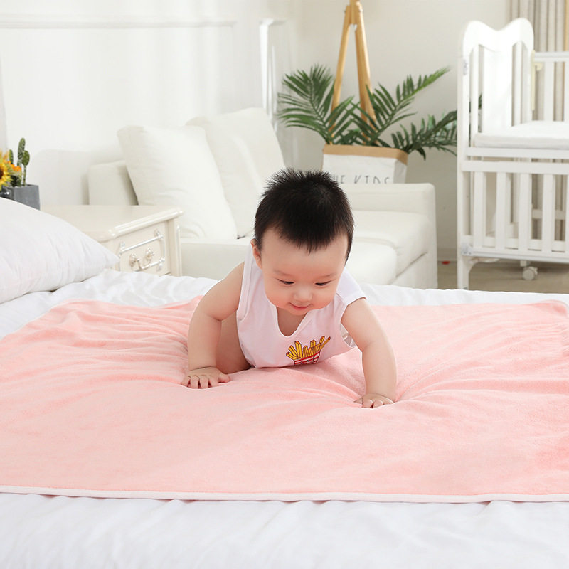 盖毯新生婴儿浴巾毛毯宝