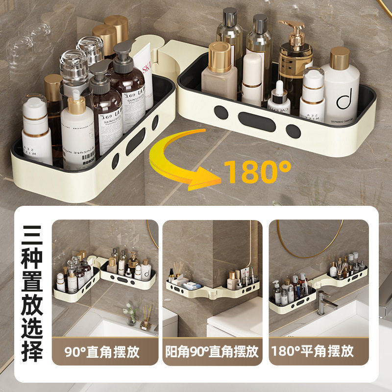 旋转置物架卫生间墙上转