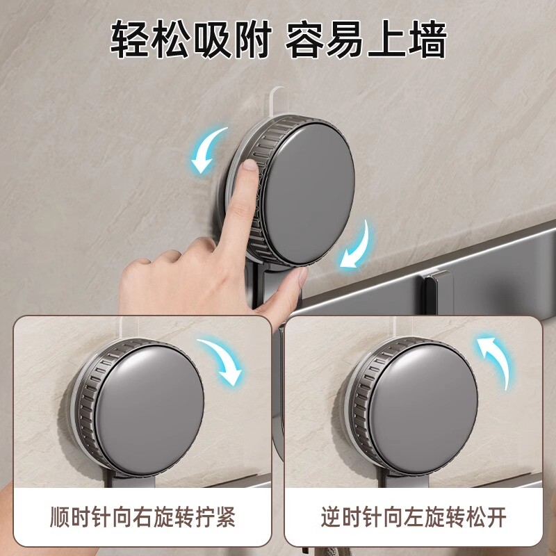 吸盘门后挂钩挂衣架免打