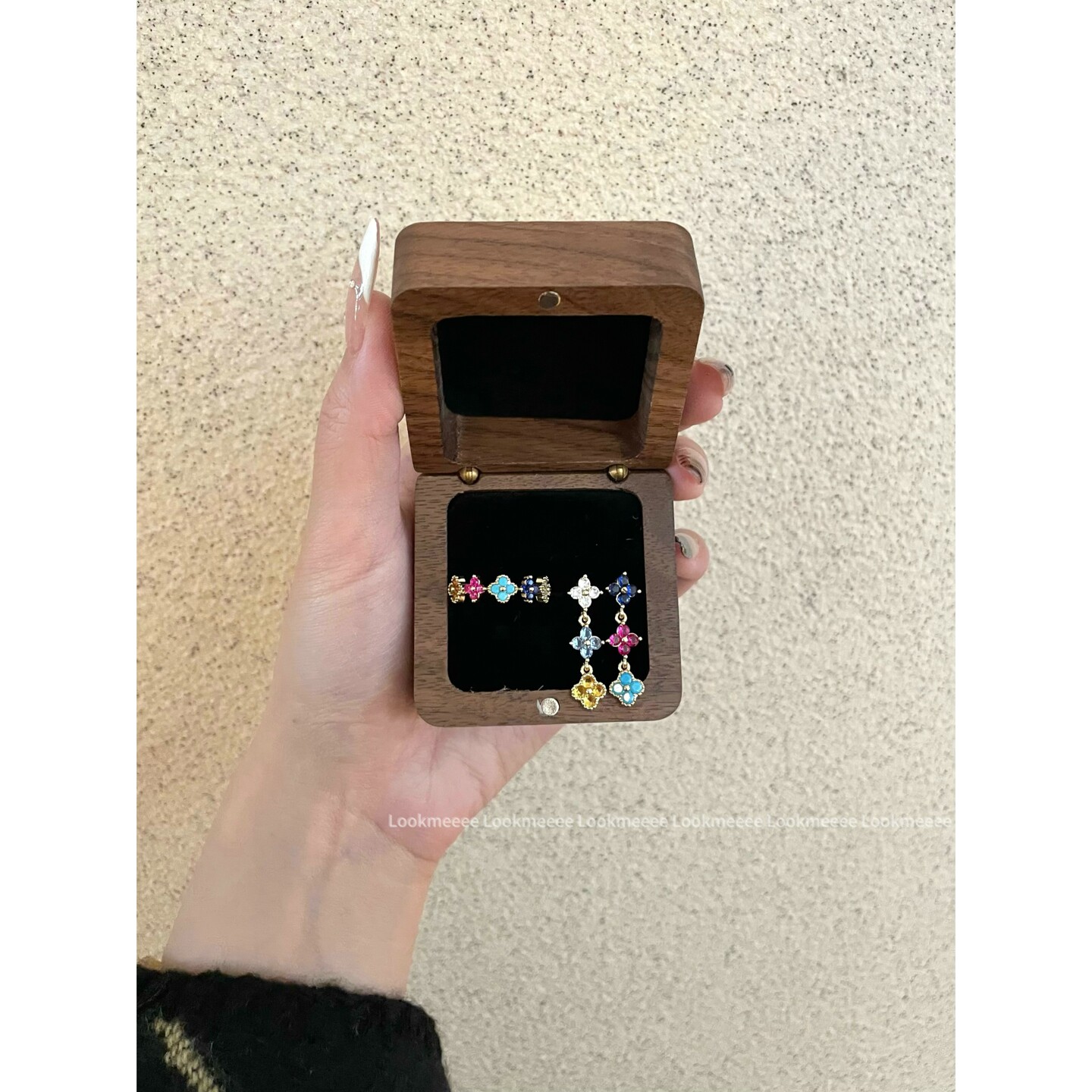 四叶草银针高质感包邮ins韩国