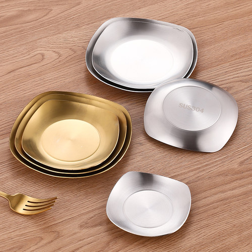 KTV不锈钢点心碟小吃盘