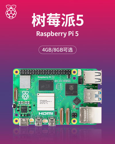 树莓派Rspberry PI 5B开发板 主板 正规发票