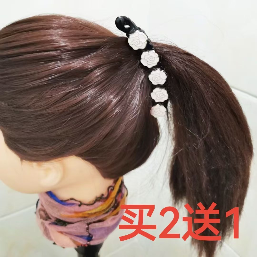 香蕉夹竖夹扭夹水钻发夹马尾发卡