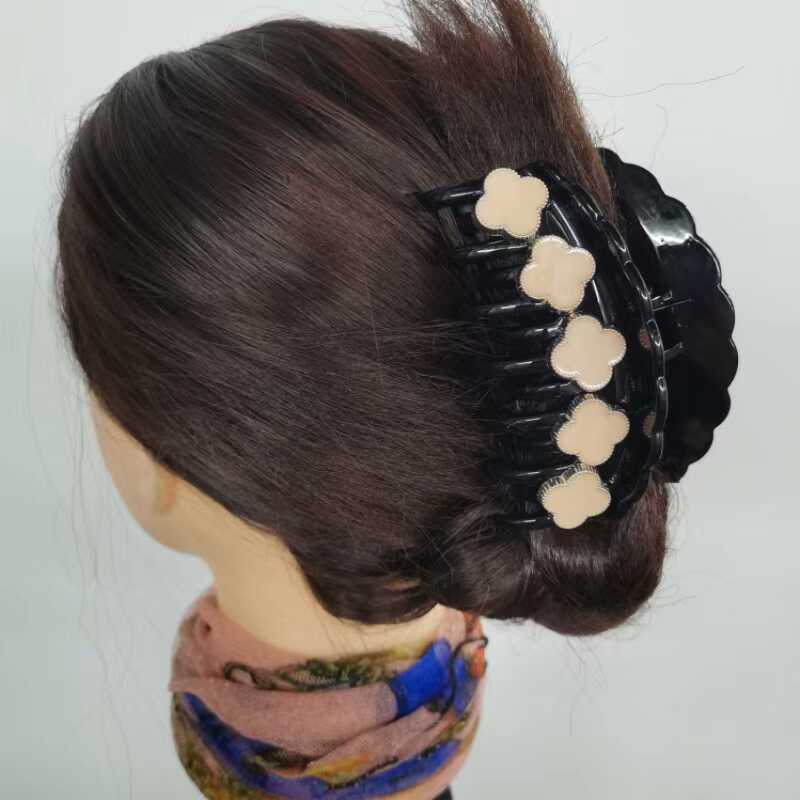 发饰韩国发夹大号发抓夹水钻马尾夹抓夹后脑勺盘发夹子发卡女包邮