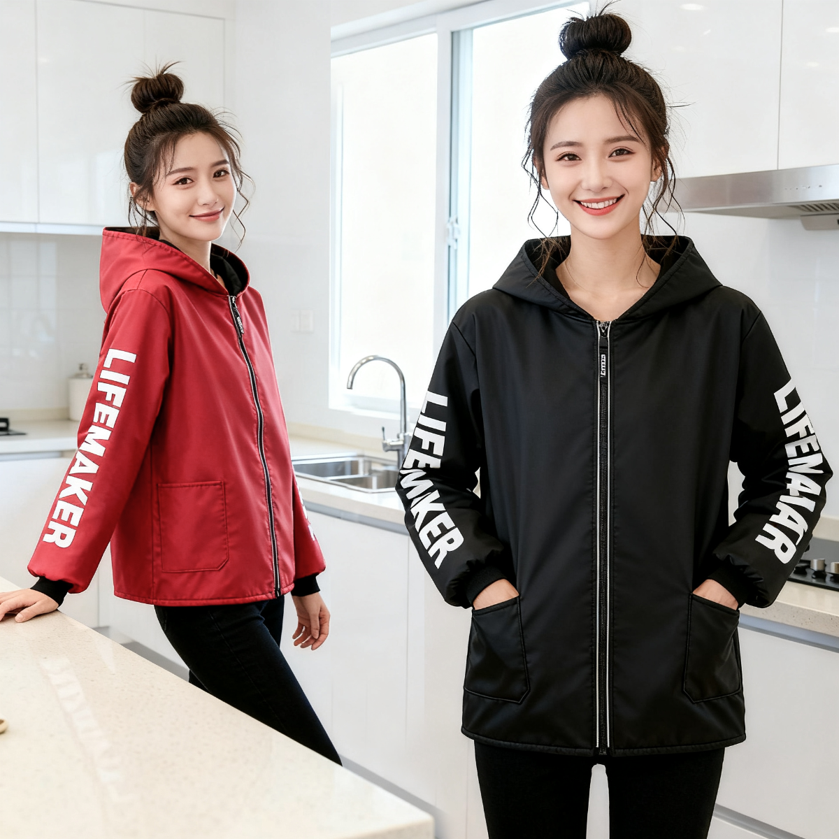 加绒加厚御寒锁温工作服抗风上班