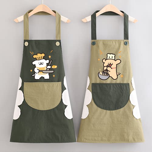 简约围腰防泼水耐穿舒适围裙罩衣