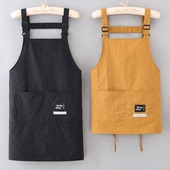 围裙厨房家用新款 餐饮专用印字围腰防泼水男定制上班工作服调节女