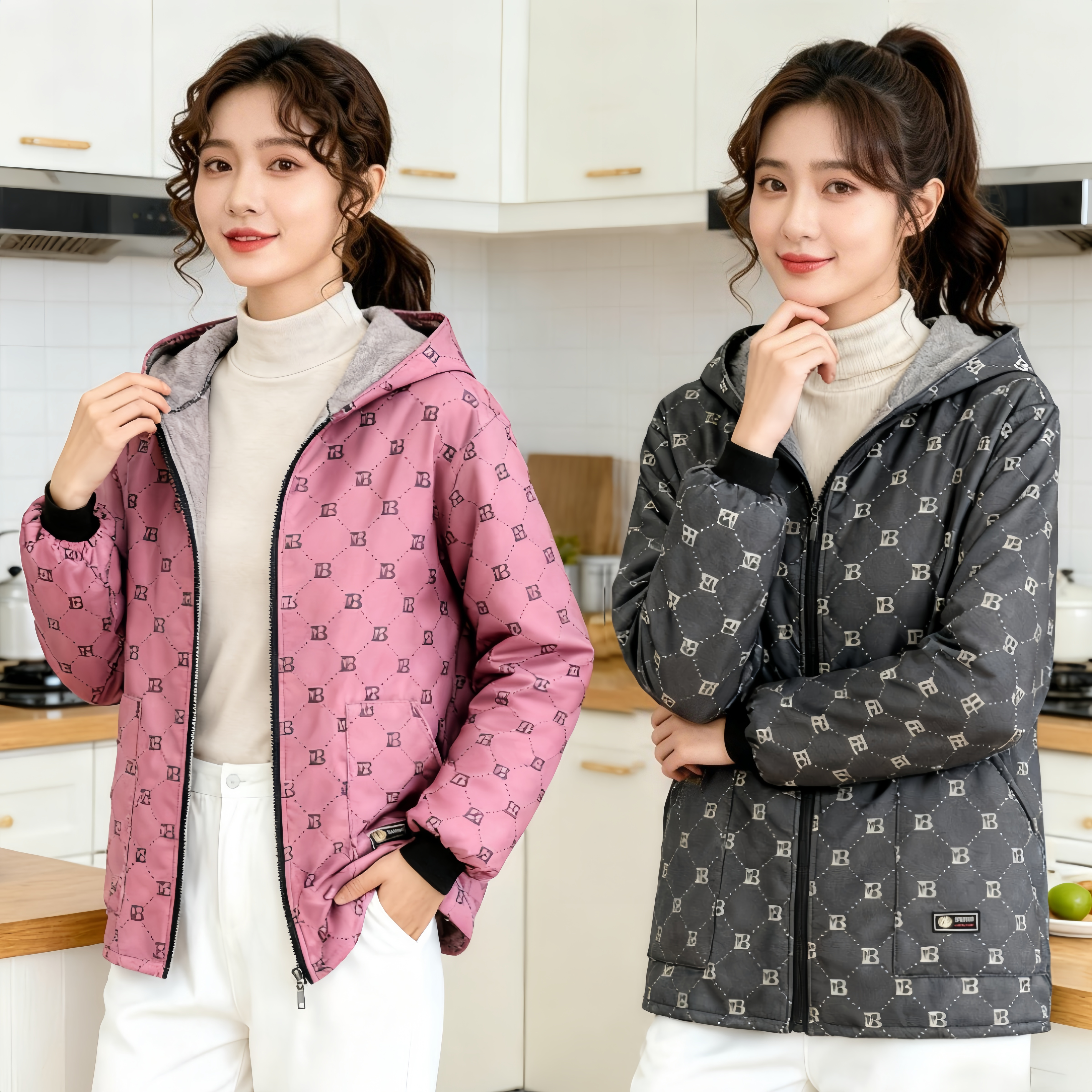 简约加绒围裙耐脏耐磨御寒保暖家用打扫外穿工作服罩衣可定制男女,家庭/个人清洁工具,围裙,淘宝优惠券,粉丝福利购,淘宝优惠卷