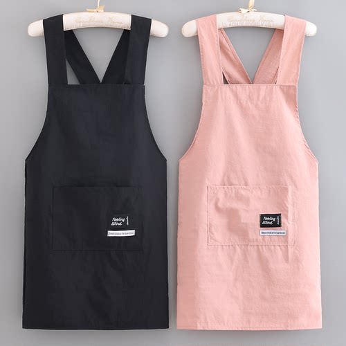 家用围腰防泼水耐穿围裙工作服女