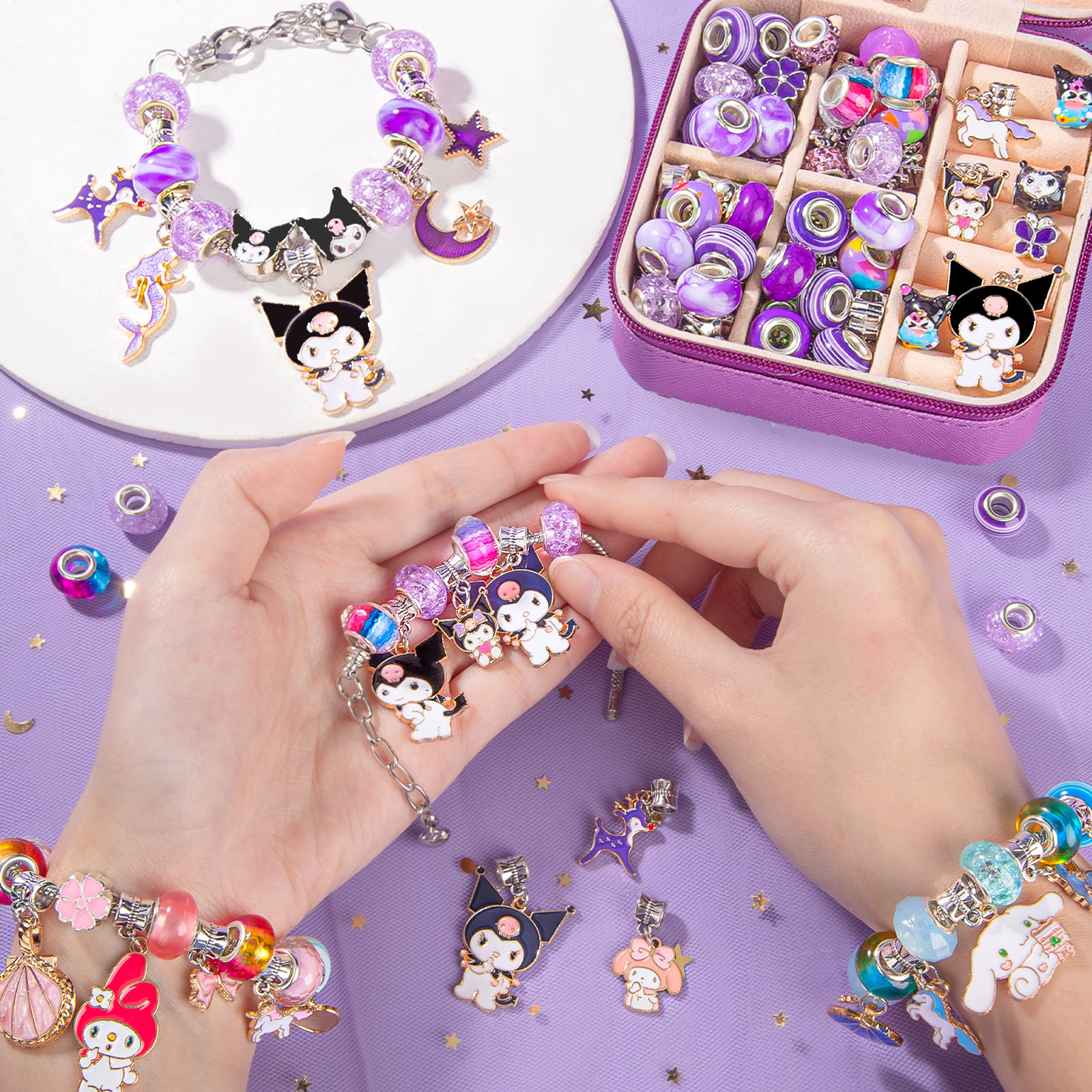 여아 생일 선물 어린이 여아 쿠로미 장난감 10세 이상 8-12세 소 6명 여아 13명 쥬얼리