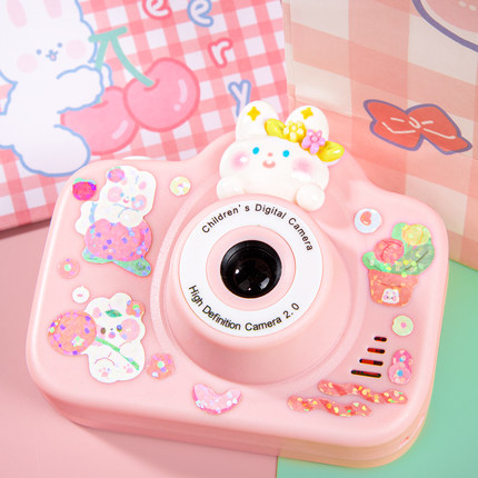 儿童照相机玩具可拍照可打印彩色照片数码高像素拍立得女孩迷你小
