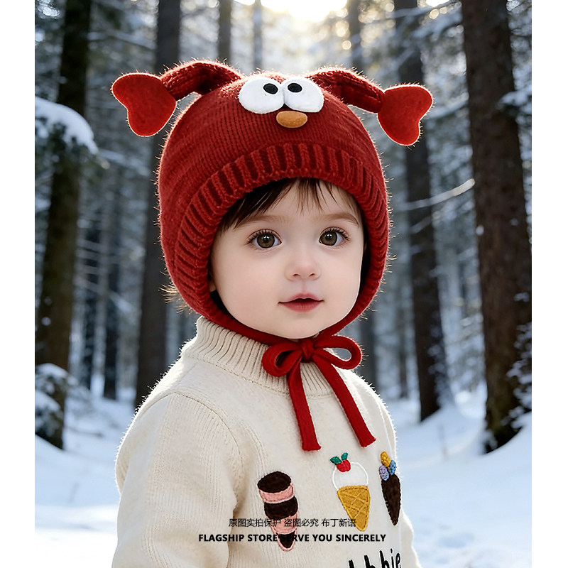 宝宝包头帽男女童防风护耳帽秋冬季加厚保暖套头帽婴幼儿毛线帽子,童装/婴儿装/亲子装,帽子,淘宝优惠券,粉丝福利购,淘宝优惠卷