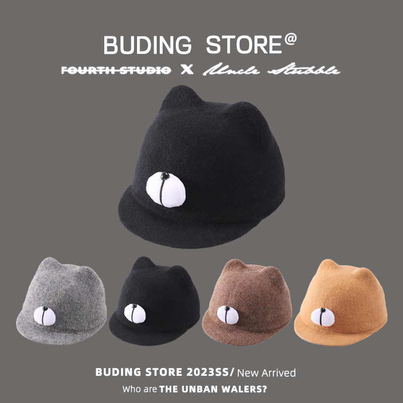 布丁新语骑士帽英伦百搭马术帽