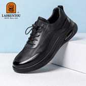 耐磨牛皮 老人头男鞋 2025秋冬新款 户外厚底运动休闲鞋 子男皮鞋