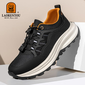 2025春季 厚底厚底运动鞋 新款 老人头男鞋 时尚 休闲鞋 轻便跑步鞋