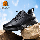 运动休闲皮鞋 2025春季 老人头男鞋 工装 新款 英伦风小黑鞋 男式 男士 鞋