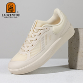 2025夏季 新款 透气网面休闲鞋 老人头男鞋 百搭轻便潮流清凉系带网鞋