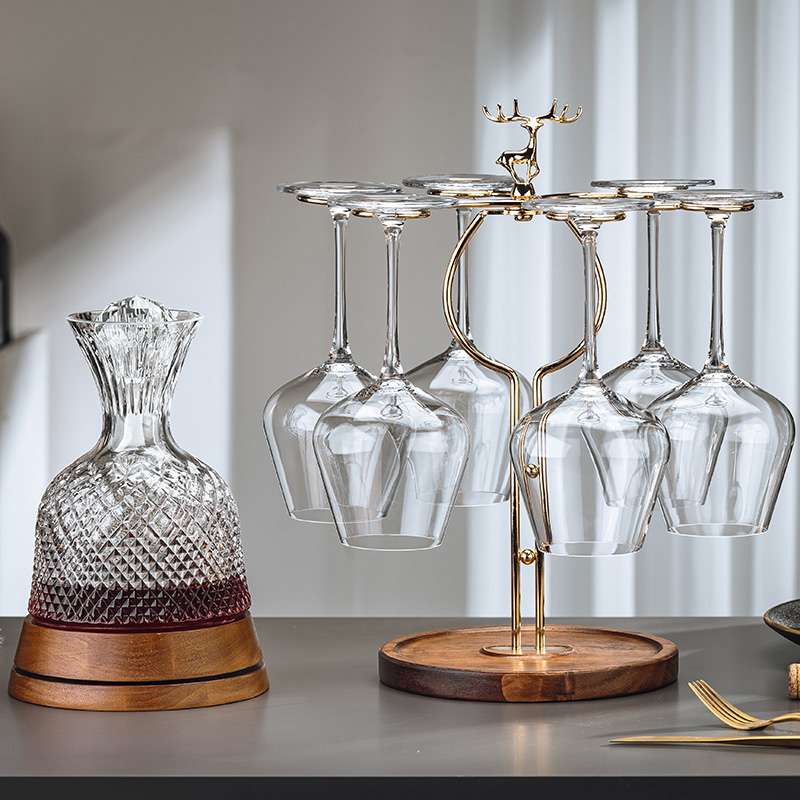 高档轻奢水晶玻璃红酒杯套装家用