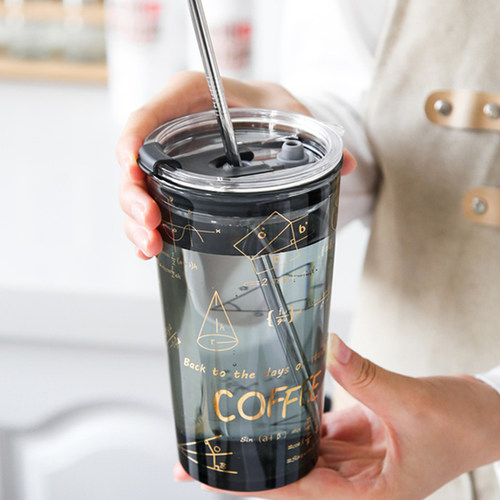家用大容量吸管杯咖啡杯奶茶杯