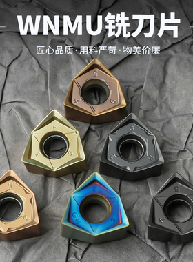 数控刀片六角平面重切削WNMU080608EN-GM快进给铣刀片
