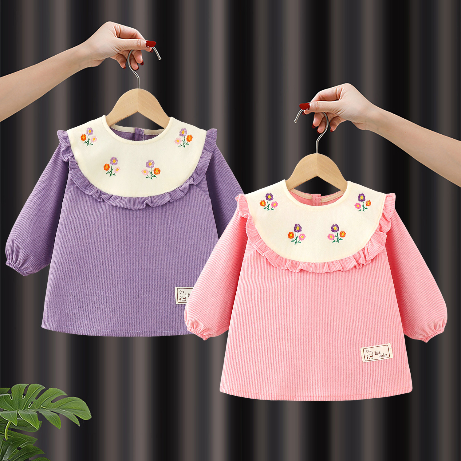 儿童罩衣宝宝吃饭围兜防水防脏饭兜外穿围裙秋冬季女孩女童反穿衣,童装/婴儿装/亲子装,反穿衣/罩衣,淘宝优惠券,粉丝福利购,淘宝优惠卷