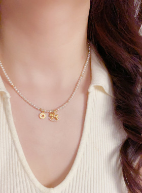 2026年新款气质时尚温柔百搭马上有钱珍珠项链轻奢简约高级感颈链