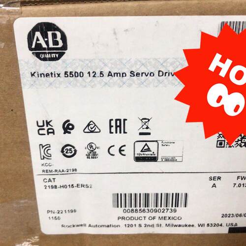 议价AB 2198-H015-ERS2 Kinetix 5500 12.5A伺服驱动器维修