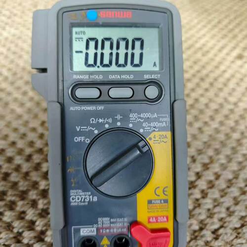 议价CD731a三和数字万用表 高精度多功能电工测量表顺丰包邮维修