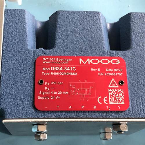 议价D634-341C MOOG穆格伺服阀 工业工控液压元件维修