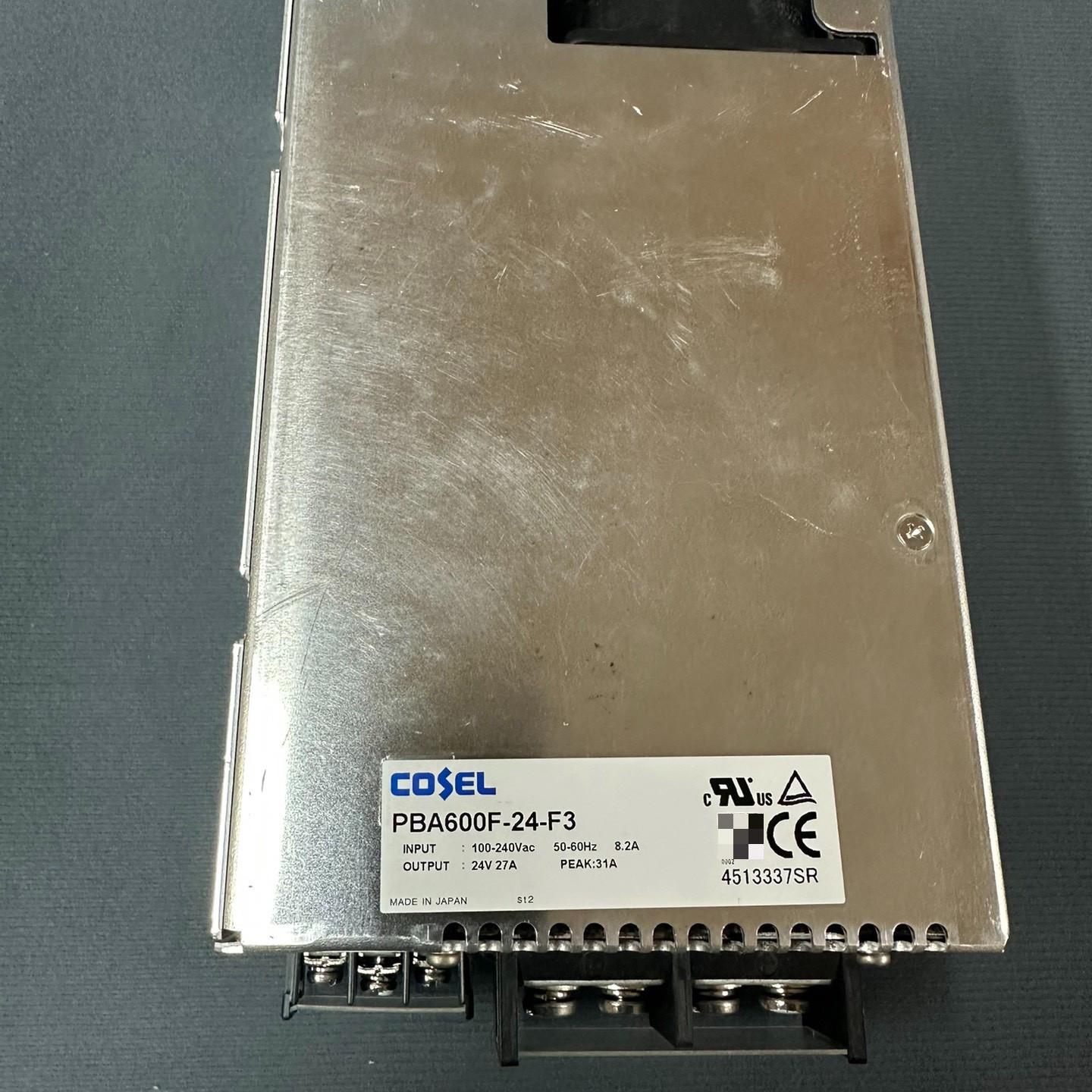 议价PBA600F-24-F3 COSEL开关电源 24V 27A工控工业电源维修