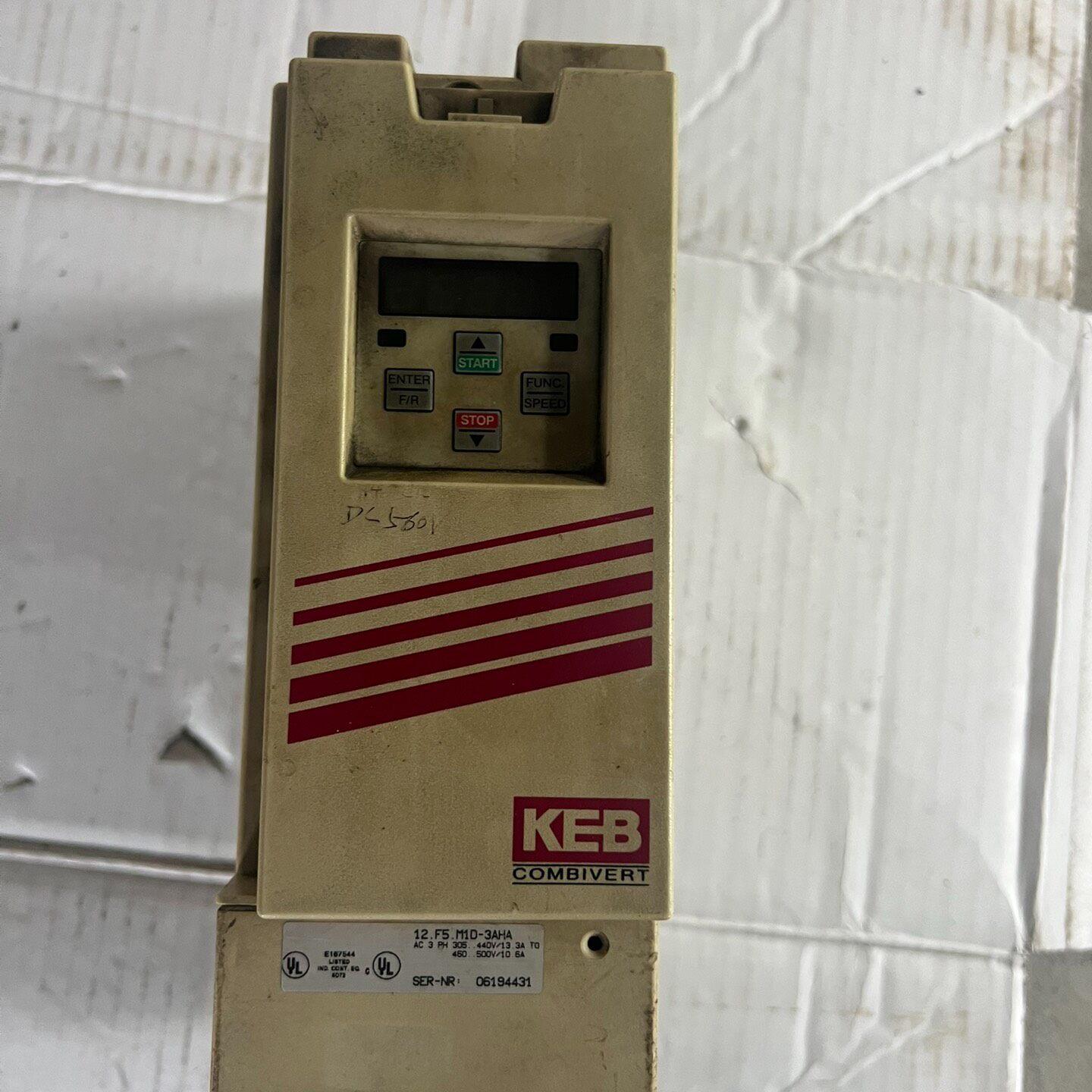 议价12.F5.M1D-3AHA KEB变频器 工业工控自动化配件维修