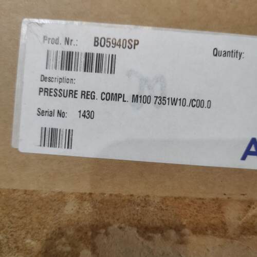 议价BO5940SP M100 7351W10/C00.0 压力调节组件 工控配件维修
