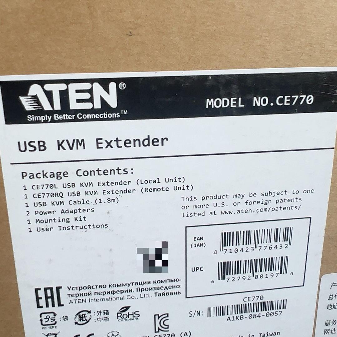 议价CE770 ATEN USB KVM延长器切换器工业控制信号扩展设备维修