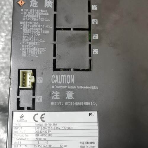 议价FRN18.5PR5-2RA富士伺服驱动器5000MS5系列3AC 200-230V维修