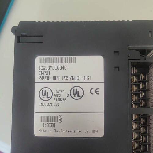 议价IC693MDL634C GE控制器模块 24VDC 8点输入输 UL认证维修