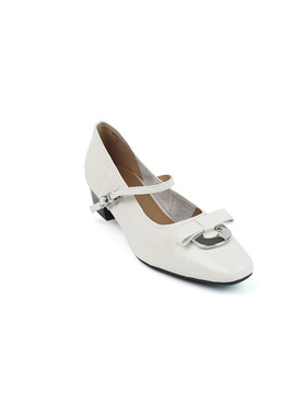 westory 百搭低跟玛丽珍舒软不累脚单鞋黑色小香风奶奶鞋