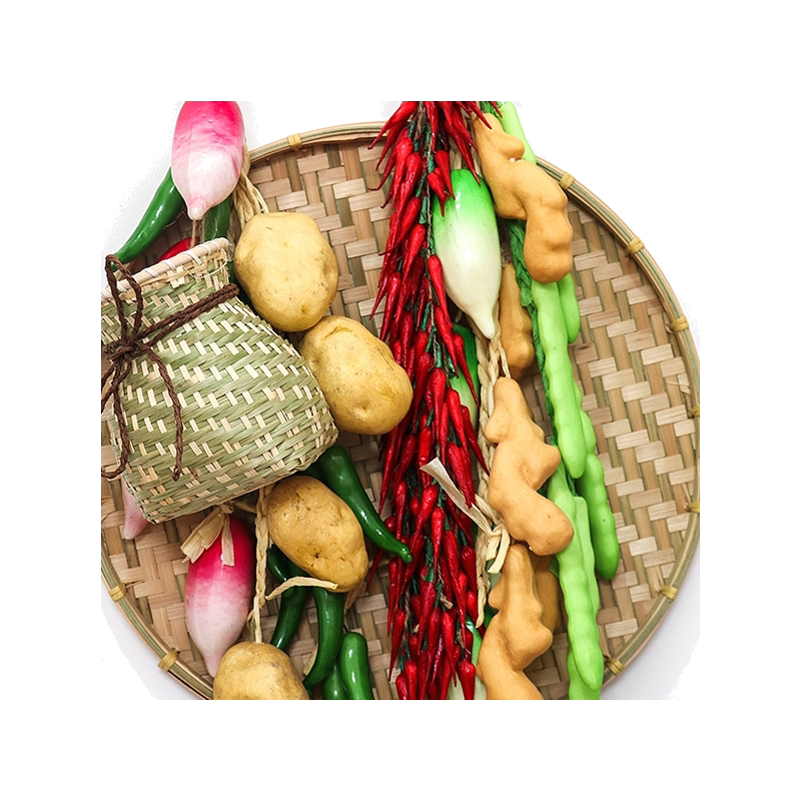 仿真蔬菜水果挂串套餐假东北风格