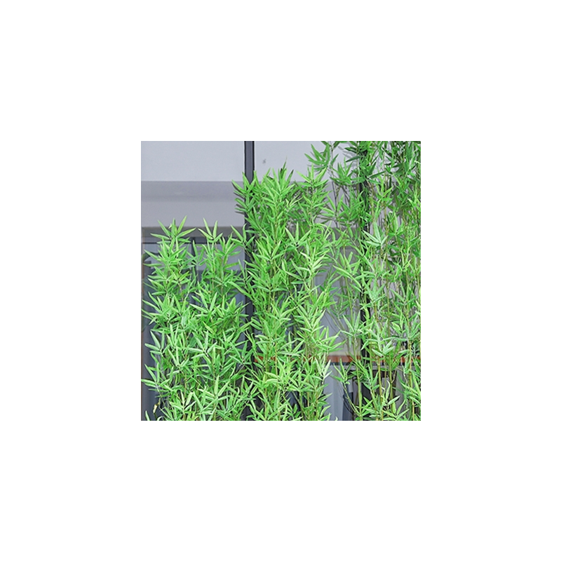 假竹子餐厅加密底座仿真植物断屏