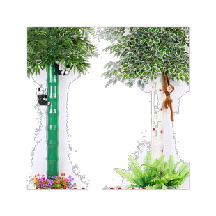 落水管装饰品包柱子卫生间遮外露明保护套厨房的挡创意欧式下水道