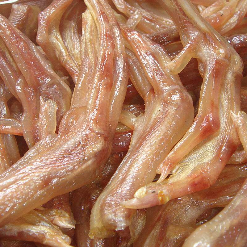 热卖江西赣南特产 大余南安镇腊鸭脚500g 鸭五件年货腊味食品包邮