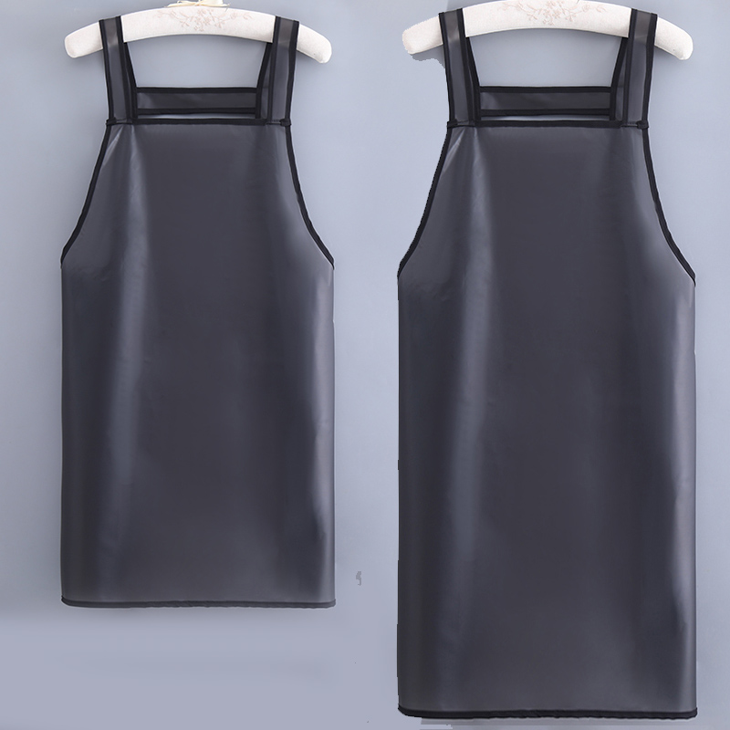 防水防油围裙女厨房家用透明网红家里家外男围腰餐饮专用2024新款