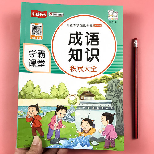 小学生成语训练大全小学词语积累本专项练习册四字成语大全带拼音