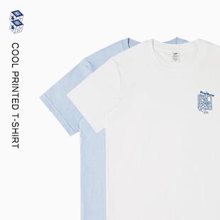 广州市惠本制衣有限公司夏季正肩t恤男印花情侣短袖小众设计感打