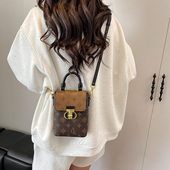 轻奢老花手机包包女2025新款 斜挎包夏天高级感迷你小包小挎包女包