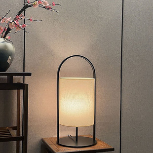 台灯客厅卧室床头氛围灯书桌阅读茶室中古风装 饰灯 美学新中式 宋式