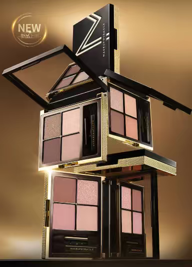 新品MAKEUPMIRACLE经典四色眼影盘6克百搭实用 眼绎更多可能