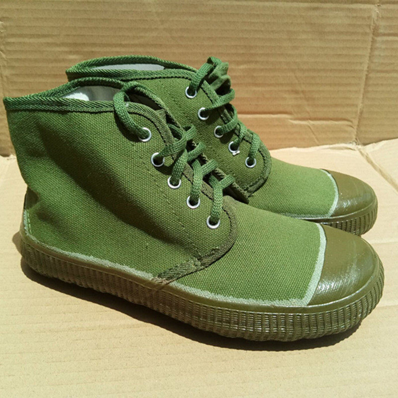 高腰解放鞋男耐磨底胶鞋平底高帮工作鞋农田鞋高帮46 48大码鞋