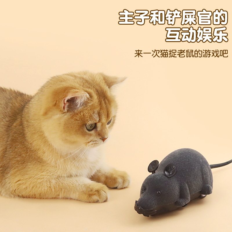 逗猫咪玩具老鼠无线遥控