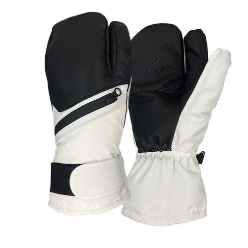 诗皓冬季单板滑雪手套男女骑车防水加厚保暖触屏内分五指焖指手套