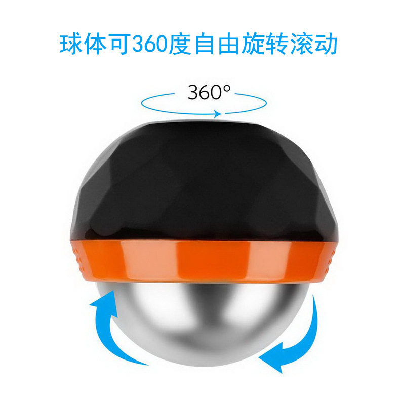 钻石版不锈钢按摩球手持